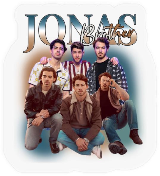 Jonas Brothers Music Stickers, 5 Nights On Broadway Tour 2023, The Album Stickers