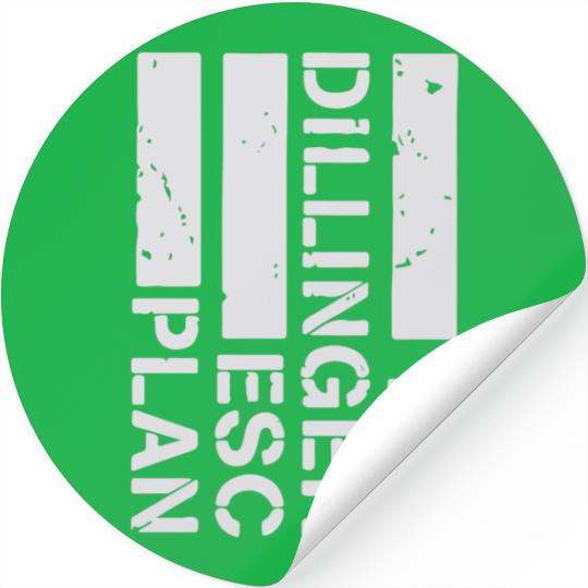 The Dillinger Escape Plan Logo Stickers