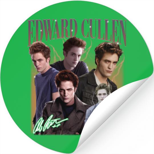 Edward Cullen Vintage Stickers, Edward Cullen Homage Stickers, Edward Cullen Fan Stickers, Edward Cullen Retro 90s Sweater, Robert Pattinson Stickers