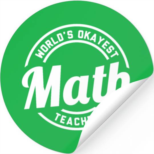 World's Okayest Math Stickers