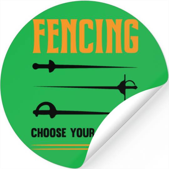 Fencing Choose Your Weapon Combat Sports