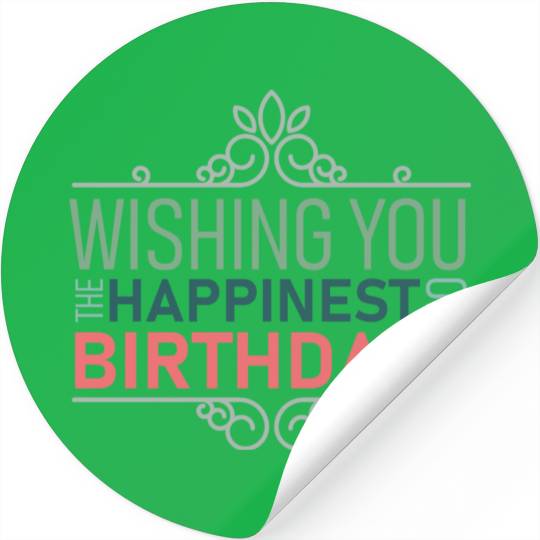 Wishing you the happinest of birthdays