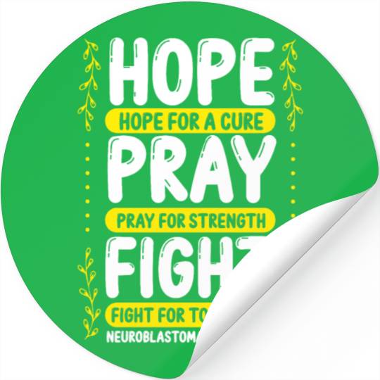 Neuroblastoma Awareness Hope Yellow Ribbon Cancer