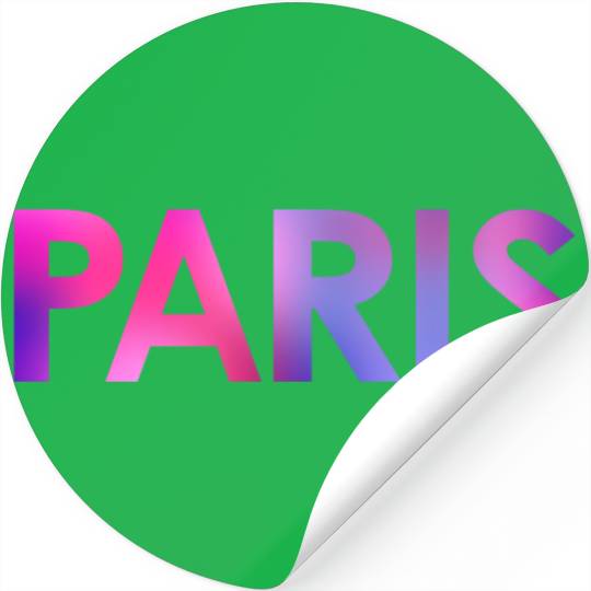 Paris - Holographic Text