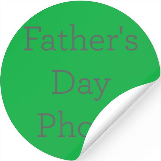 Personalized Father's Day Photo  Gift Stickers