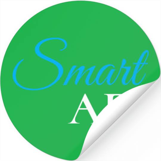 Smart AF Expression Statement Stickers
