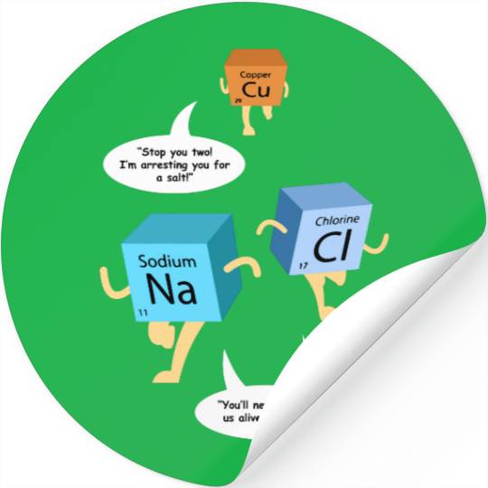 Chemistry Teacher Birthday Gag Science Geek Stickers