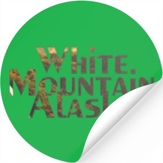 White Mountain Alaska Stickers