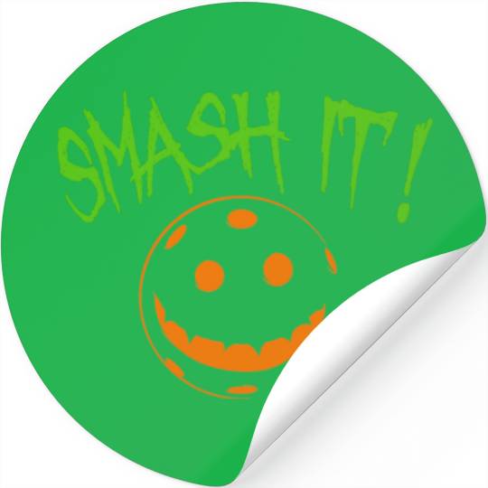 Pickleball Smash It Stickers
