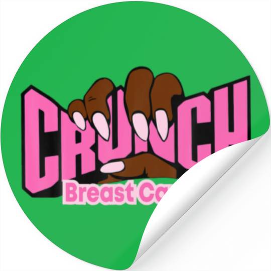 Crunch Breast Cancer Stickers
