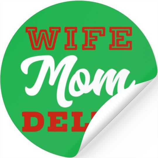Wife Mom Delta Mother's Appreciation Stickers