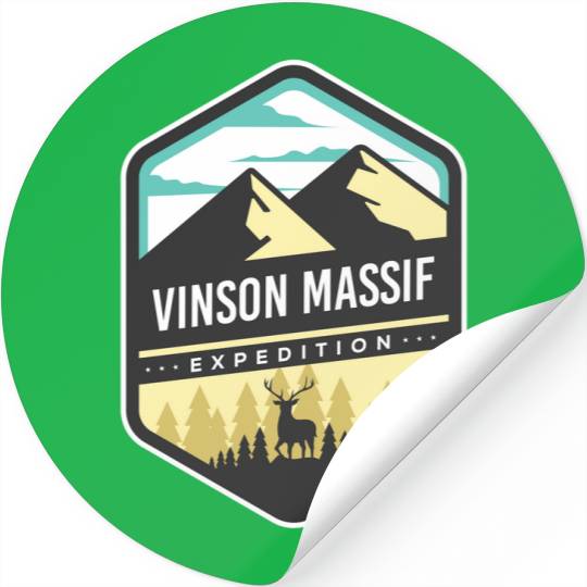 Vinson massif expedition Stickers
