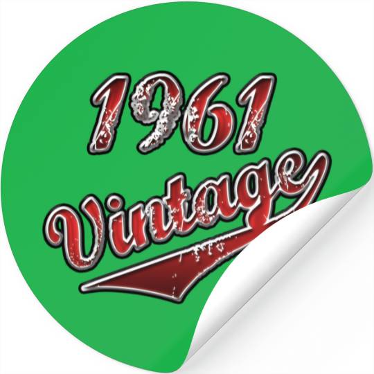 Vintage 1961 Stickers