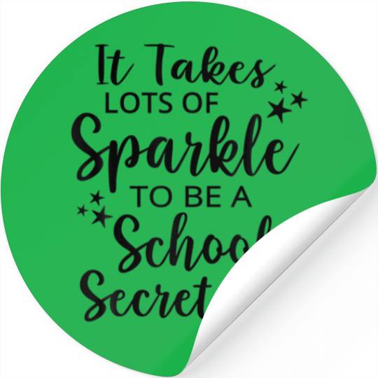 Boho Style It Takes Lots Of Sparkle To Be A School Stickers