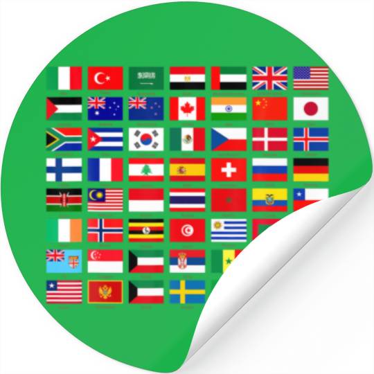 Flags Of The Countries Of The World Graphic Cool D Stickers