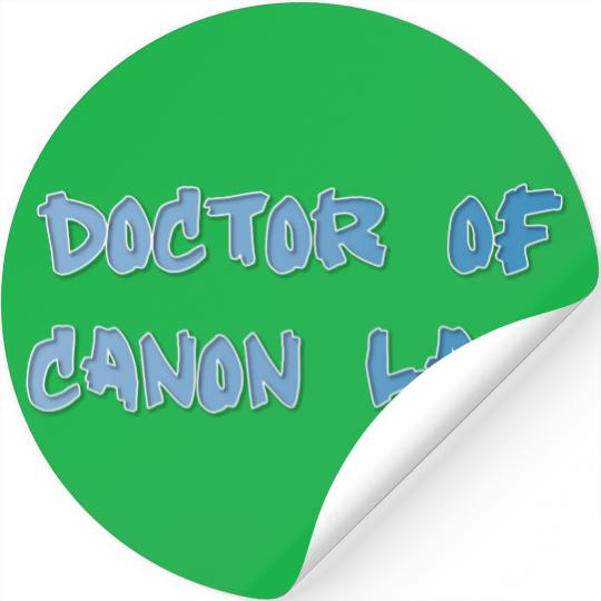 Doctor of Canon Law Stickers