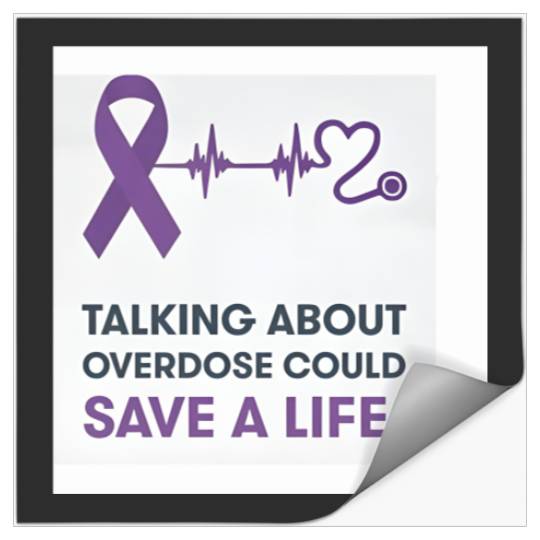 Overdose Awareness Stickers