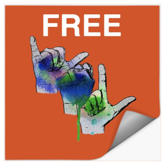 FREE THUG Young Thug Stickers