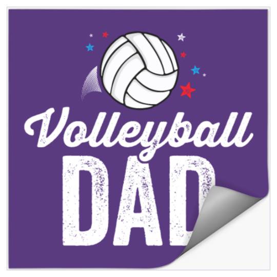Volleyball Dad Stickers for Men Coach Team Player Father