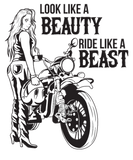 Motorcycle Meme Design for a Biker Chick