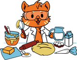 Cat Baking Kitchen Baker Bakery Science