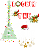 Rockin' Around The Christmas Tree Guitar Xmas Idea T-Shirt