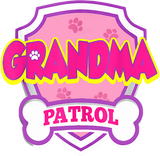 Grandma Patrol Dog Gift Birthday Party T-Shirt