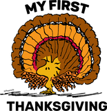 Peanuts | Woodstock Turkey -My 1st Thanksgiving T-shirt