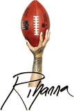 Rihanna Hand Football Halftime Show Sweatshirt, Rihanna Bowl Sweatshirt, Just Here For Halftime Show Football Game