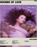 Kate Bush Hounds of Love Poster