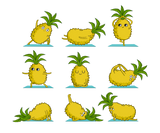 Mr pineapple getting fit