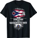 Ohio Home Massachusetts Roots State T Shirt