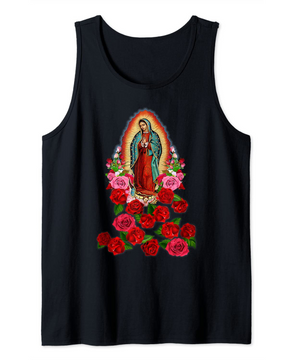 Virgin Mary Our Lady of Guadalupe Catholic Saint Tank Top