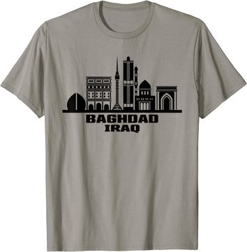 Baghdad Iraq Skyline Cityscape Iraqis Middle East T-Shirt