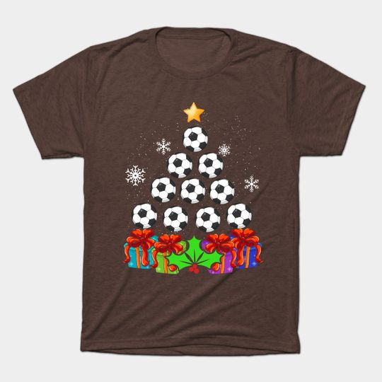 Funny Soccer Christmas Tree Decor Gift Xmas Stockings - Soccer - T-Shirt