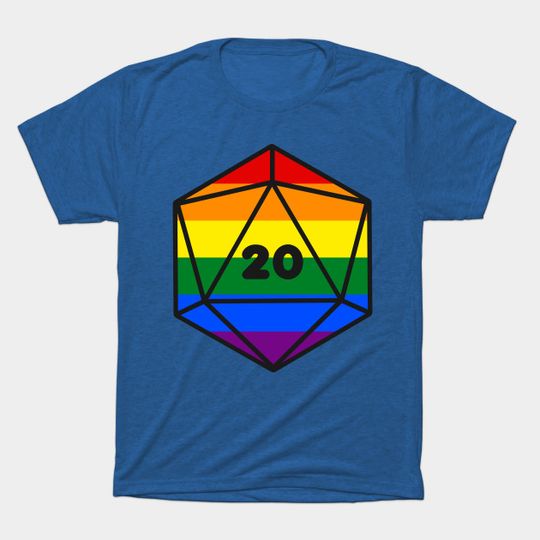 D20 - Pride Dice - D20 - T-Shirt