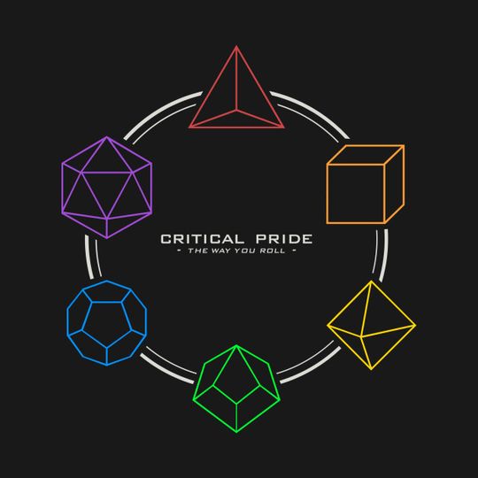 DnD Critical Pride LBGT - Dnd Pride - T-Shirt