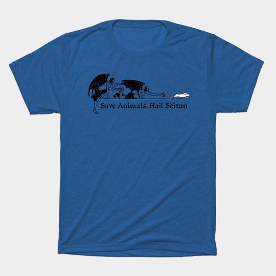 Save Animals, Hail Seitan - Vegan - T-Shirt