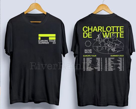 Charlotte de Witte Europe Tour 2023 Shirt, Charlotte de Witte Double Sided T-Shirt