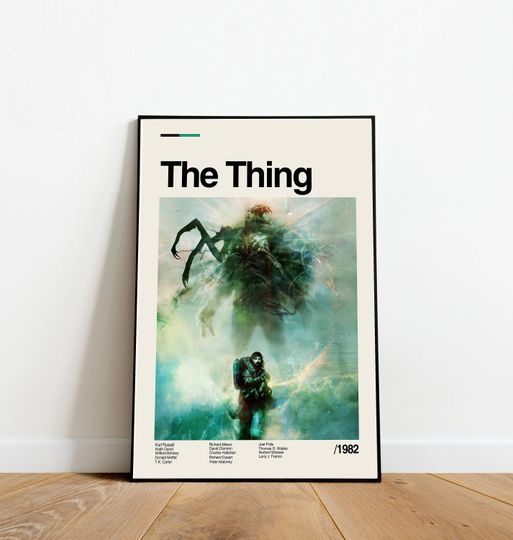 The Thing Classic Retro Movie Poster - Retro Movie Poster - Minimalist Art
