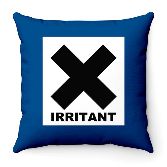 Irritant Symbol Joke Geek Nerd Pillows