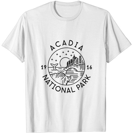 Acadia National Park 1916 Maine Bar Harbor T Shirt