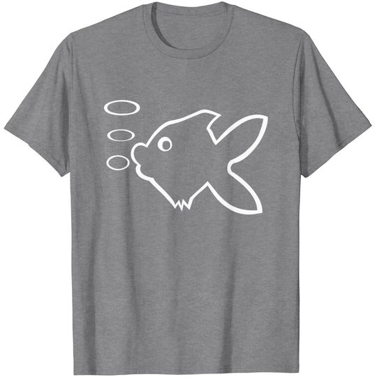 Cute Fish With Air Bubbles T Shirt