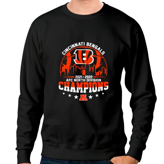 Cincinnati Bengals AFC North Division Champions Sweatshirts