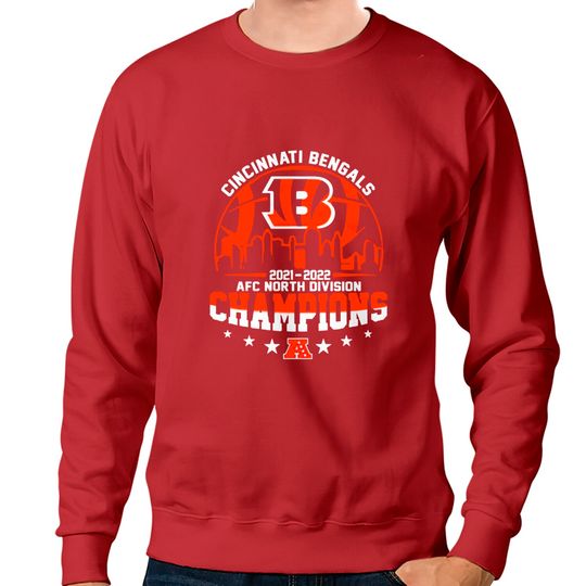 Cincinnati Bengals AFC North Division Champions Sweatshirts