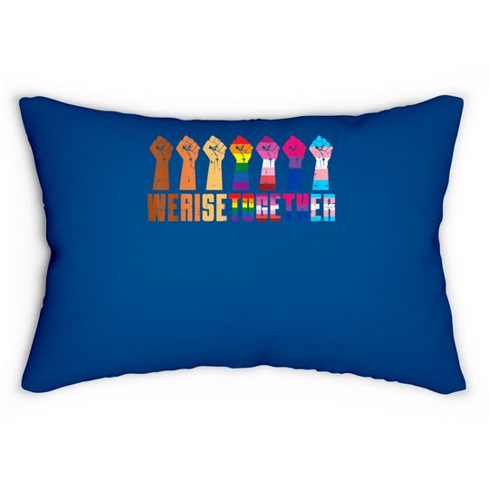 Equality Symbol Lumbar Pillows
