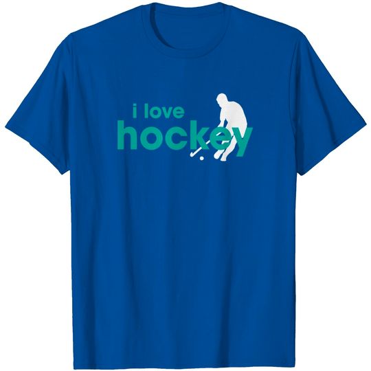 I Love Hockey T Shirt