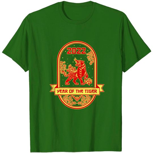 Happy Lunar New Year Chinese Year Of The Tiger 2022 T-Shirt