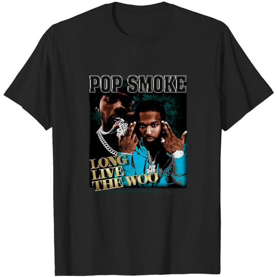Bootleg Rappers Pop Smoke Design Rap RnB Hip Hop Lovers T shirt