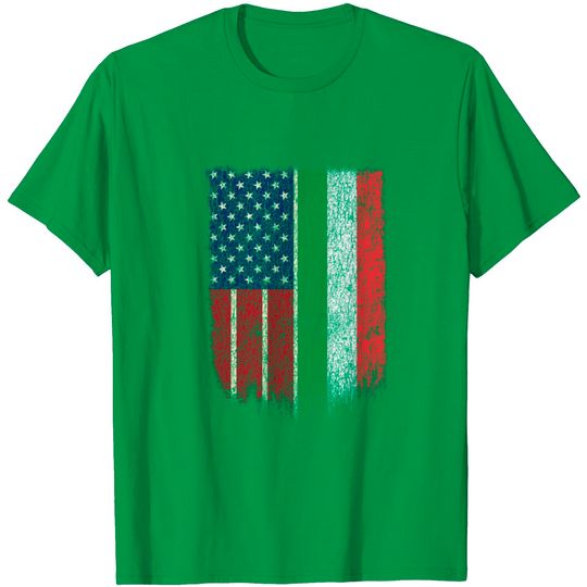 Italian American Tshirt Italy America Italia Flag July 4th T Shirt